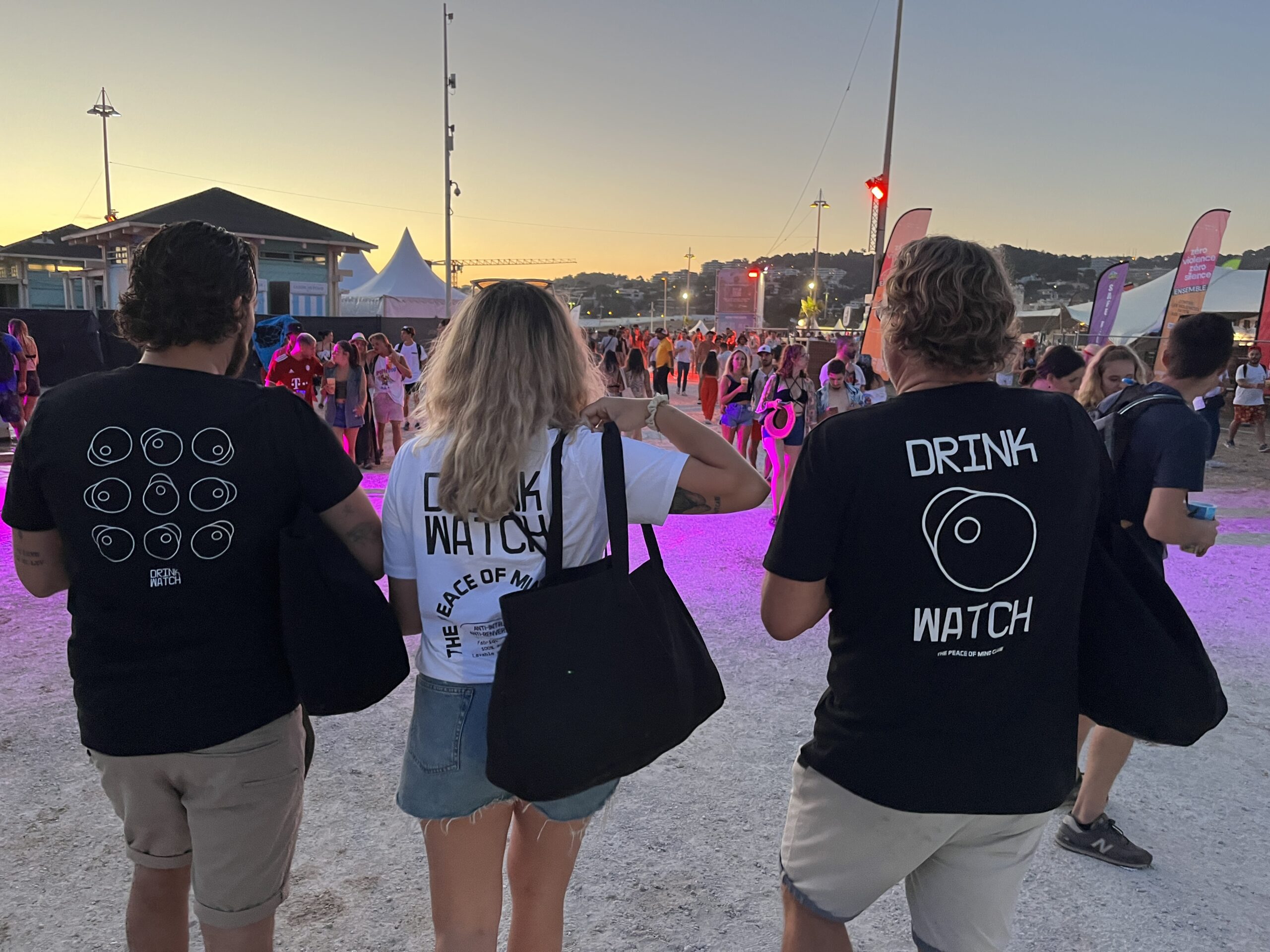 L’équipe Drink Watch lors d’un événement